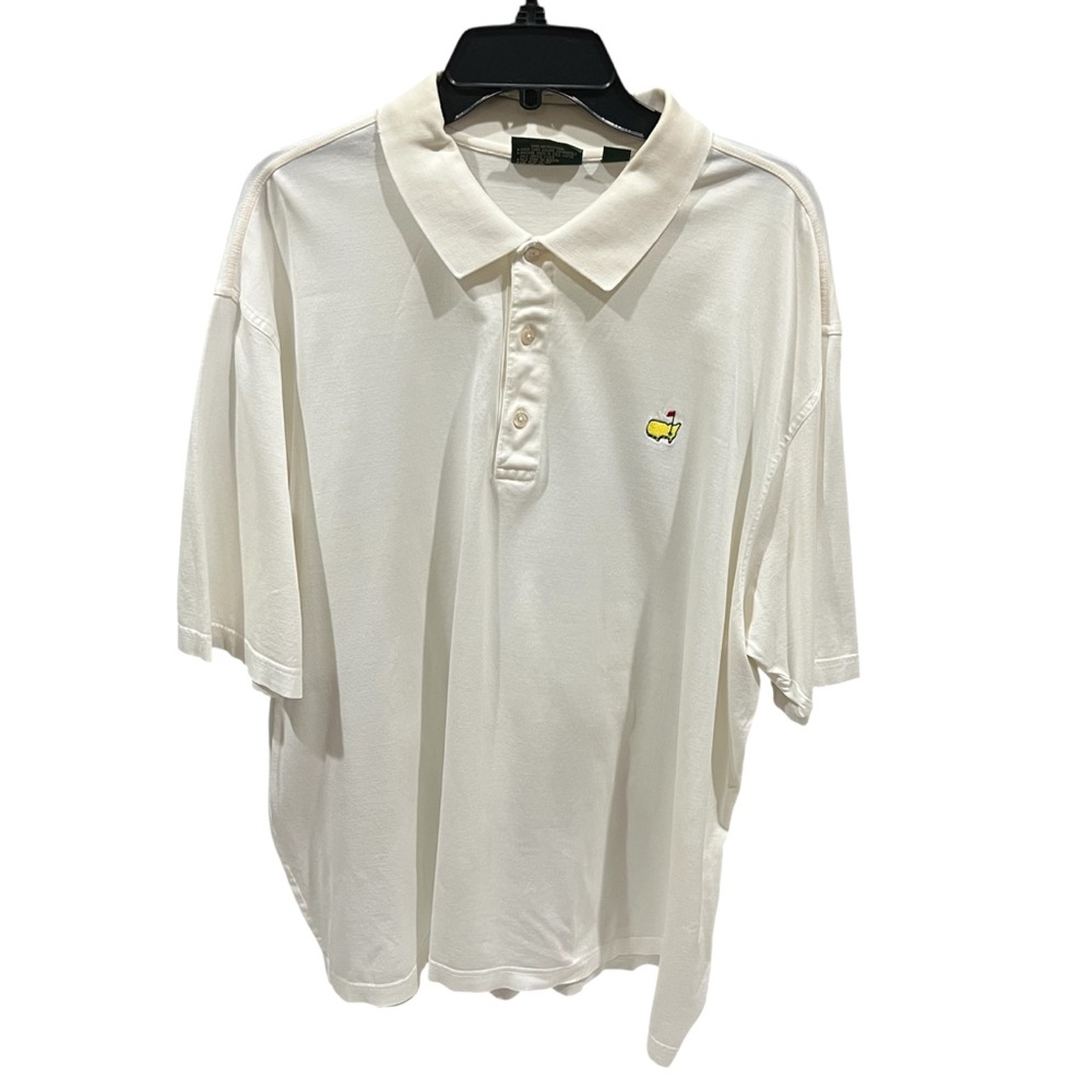 Vintage Amen Corner Masters Tournament Golf White Men's Polo Shirt Size XXL